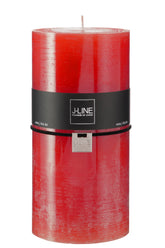 Bougie cylindrique Noël rouge Xxl-140H